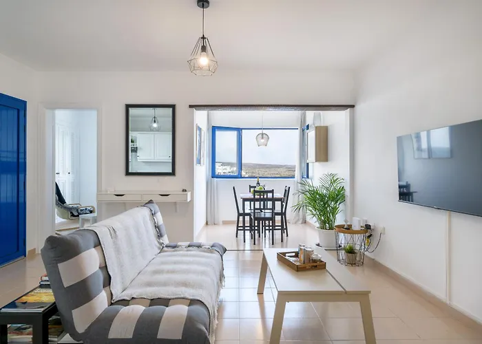 Casa Costa Jameos - Frente Al Mar Con Vistas Al Océano Appartamento Punta Mujeres